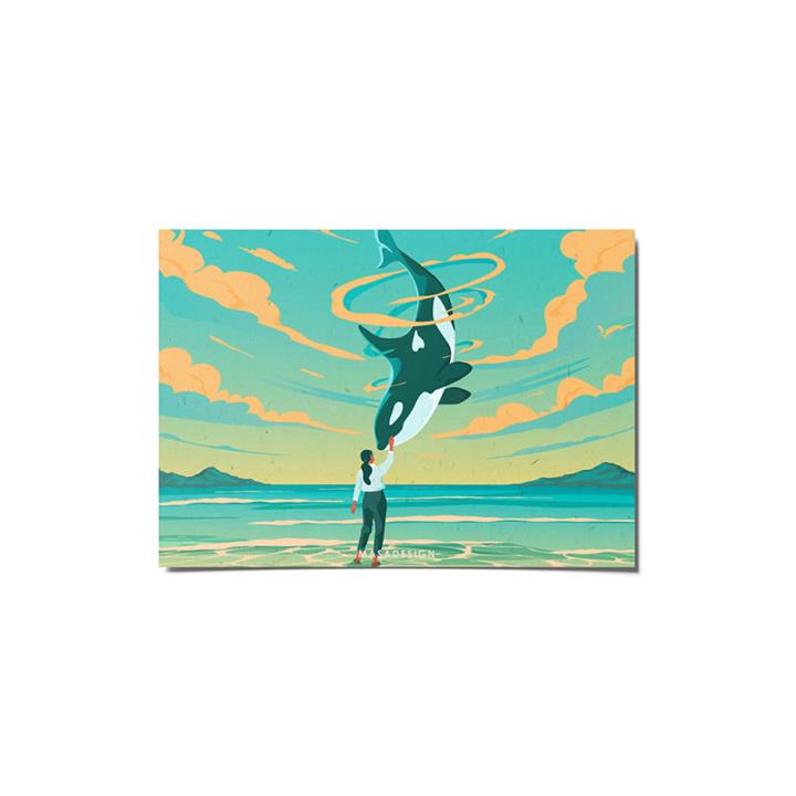 کارت پستال ماسا دیزاین مدل  venus694 دختر